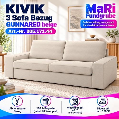 Ikea kivik 3er sofa bezug - 3er,